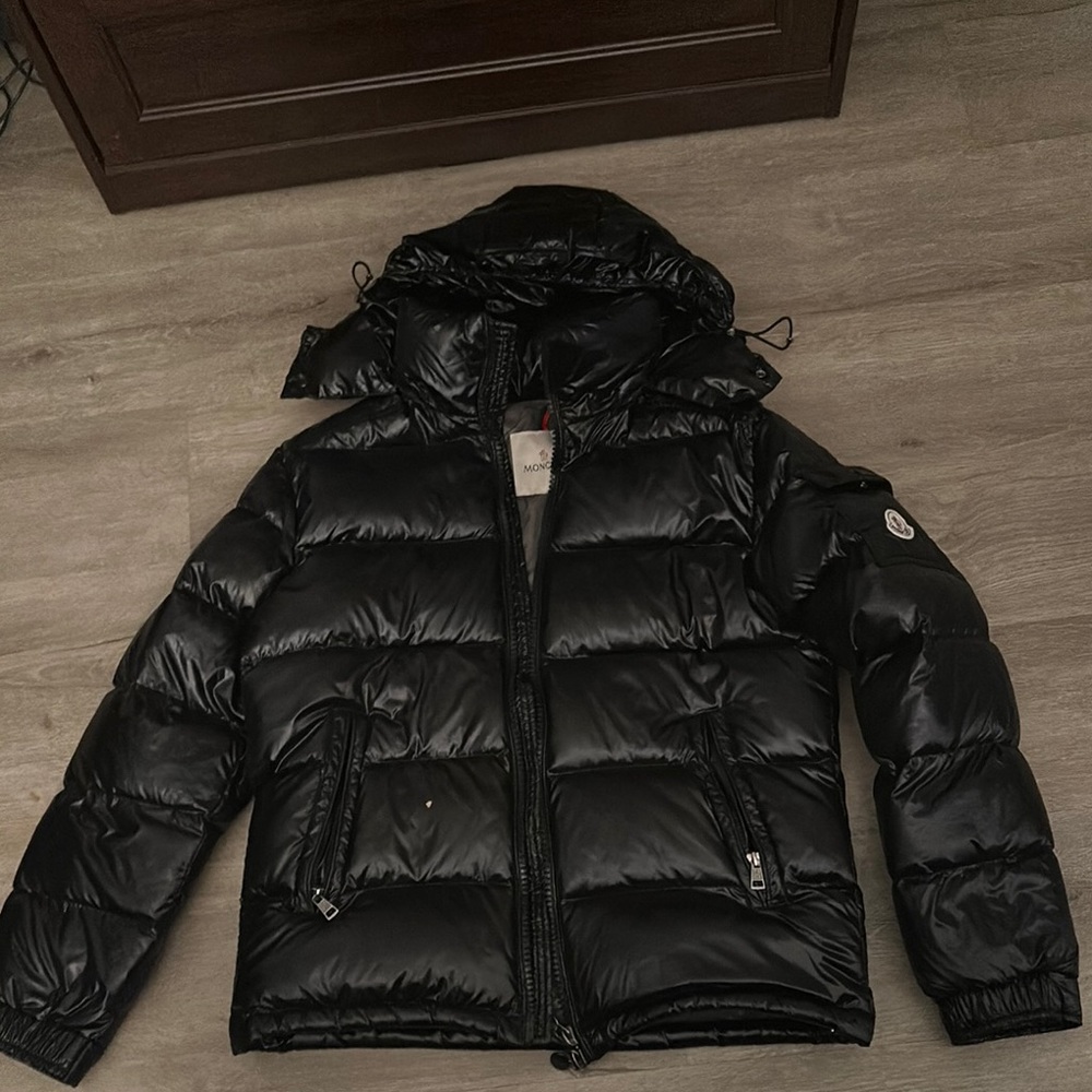 Moncler Maya Quilted Shell Hooded Down Jacket